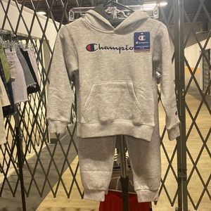 Boys Champaign Hoodie and Pants Set